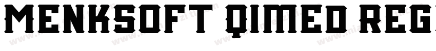 Menksoft Qimed Regul字体转换